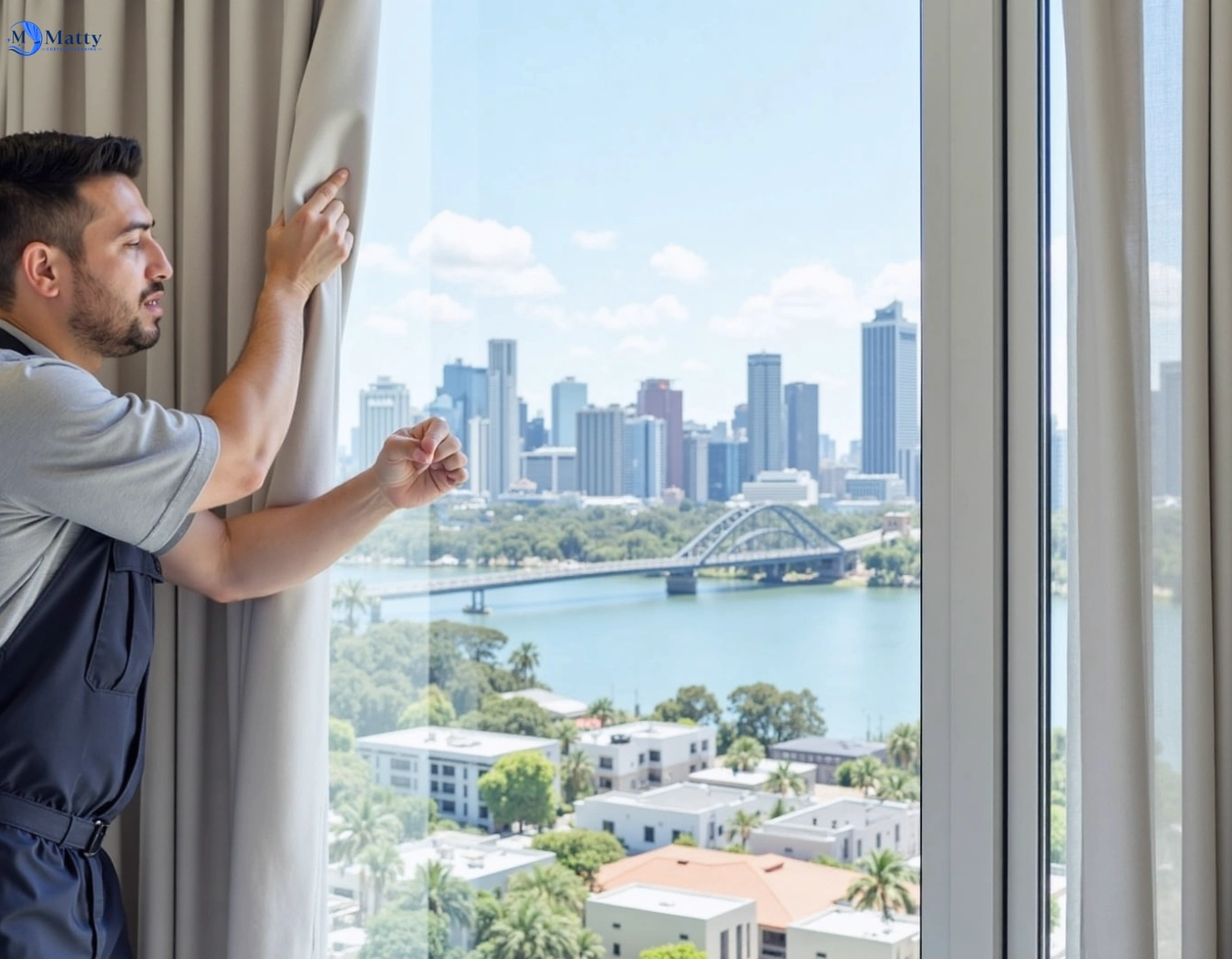 Professional curtain steam cleaning service primbee-nsw QLD by Matty Curtain Cleaning
