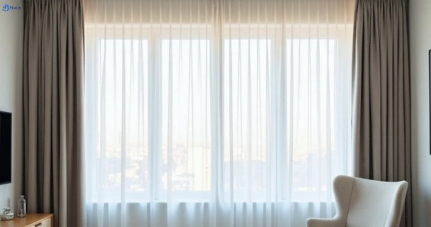 Restored vibrant drapes in primbee-nsw QLD after Matty Curtain Cleaning